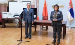 2 November 2017 The National Assembly Speaker and the Chinese Ambassador to Serbia